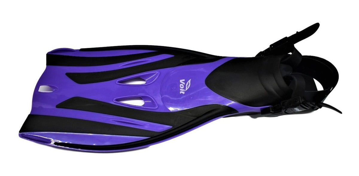 Set De Snorkel Triton Natación Voit Adulto Grande-xl Morado
