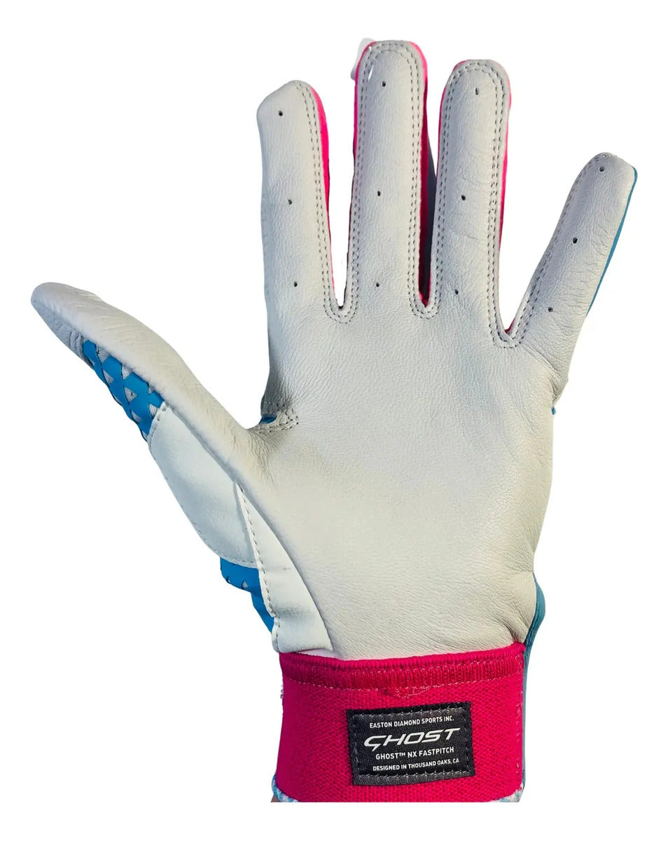 Guantes De Bateo Easton Ghost Nx Mujer Talla L Rosa