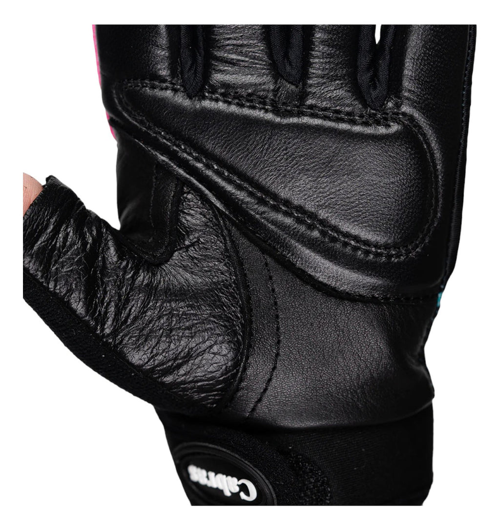 Guantes Para Gym Cabras Multicolor Dama Medianos Wfl-241