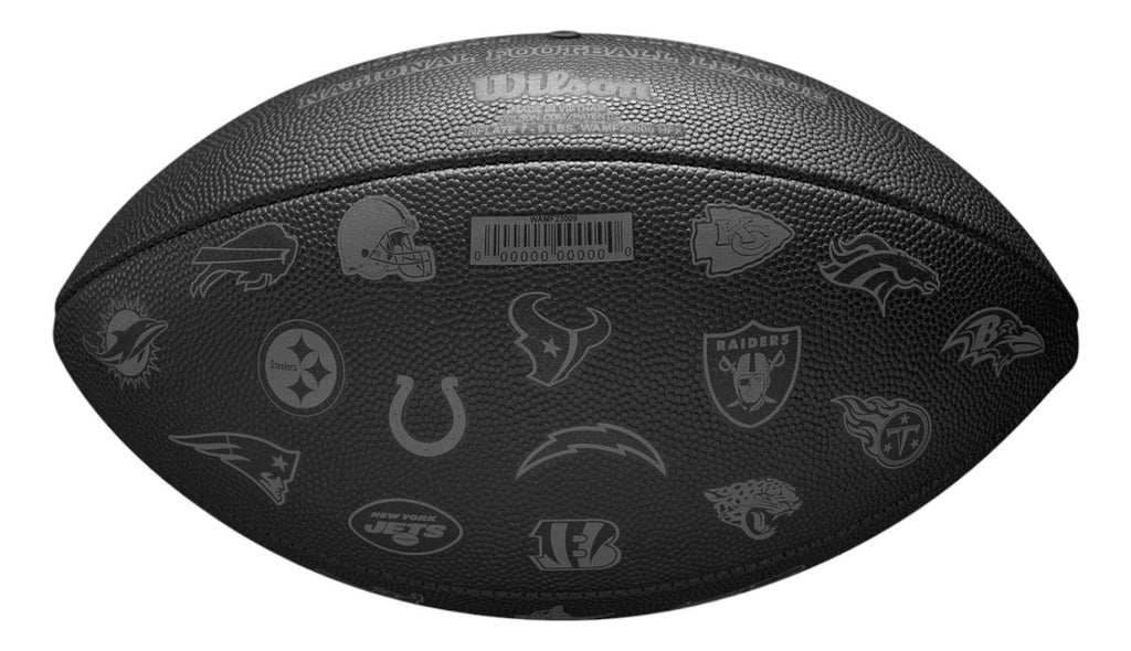 Balón De Futbol Americano Wilson Nfl 32 Team Black