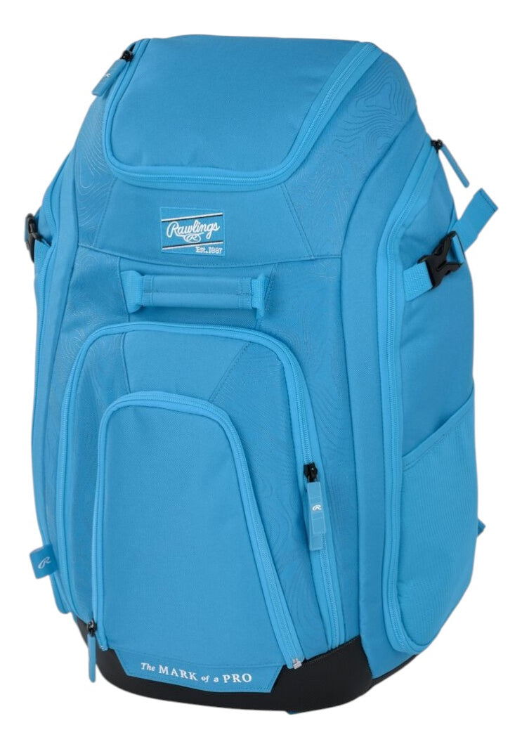 Backpack De Béisbol Rawlings Legion 2 Players Columbia Blue