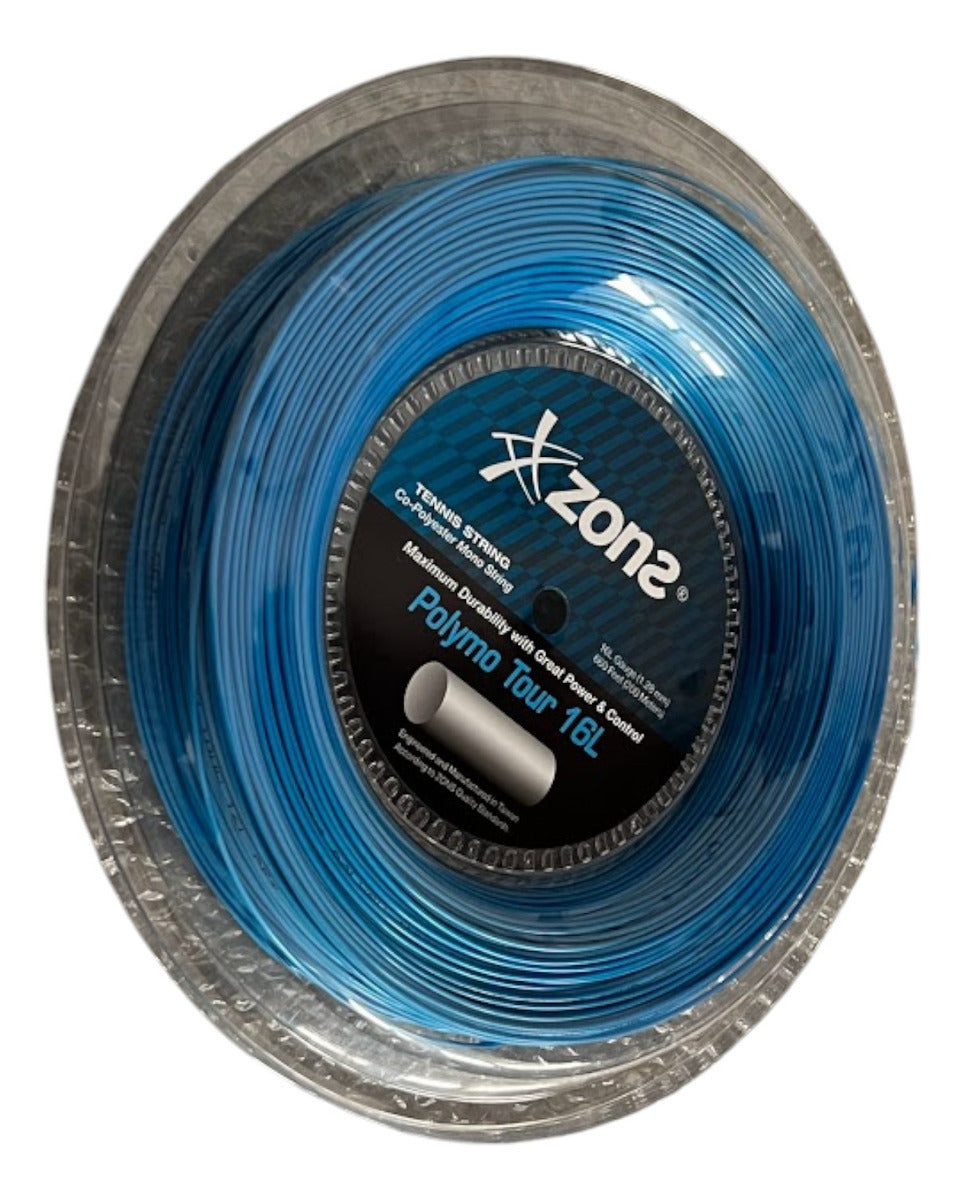 Rollo De Cuerda Para Raqueta Zons Polymo Tour Sky Blue 16l