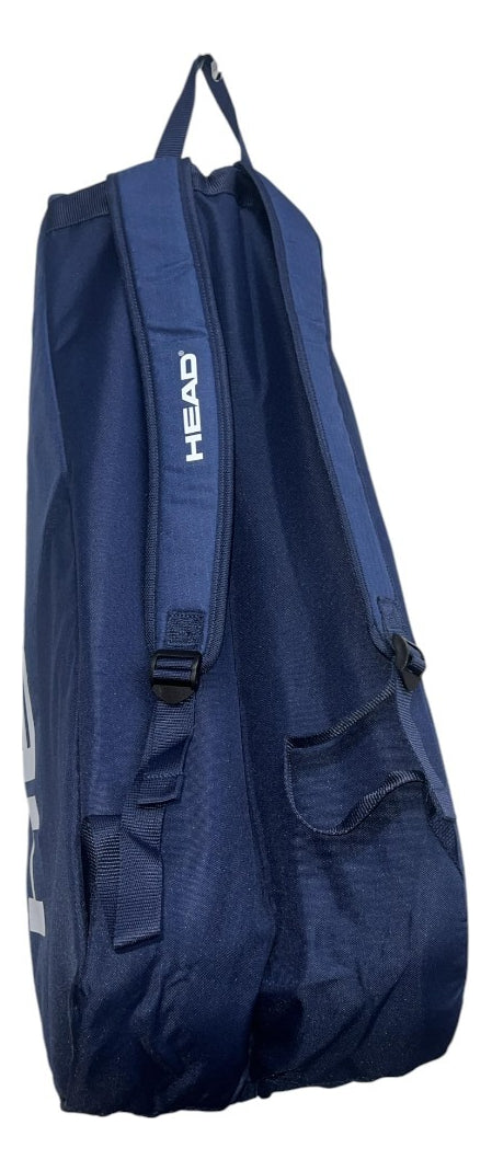 Raquetero Head Base Bag L Navy Para 9 Raquetas De Tenis