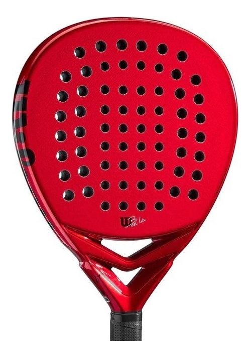Raqueta Pala De Padel Bela Team V2 Wilson Color Negro/rojo