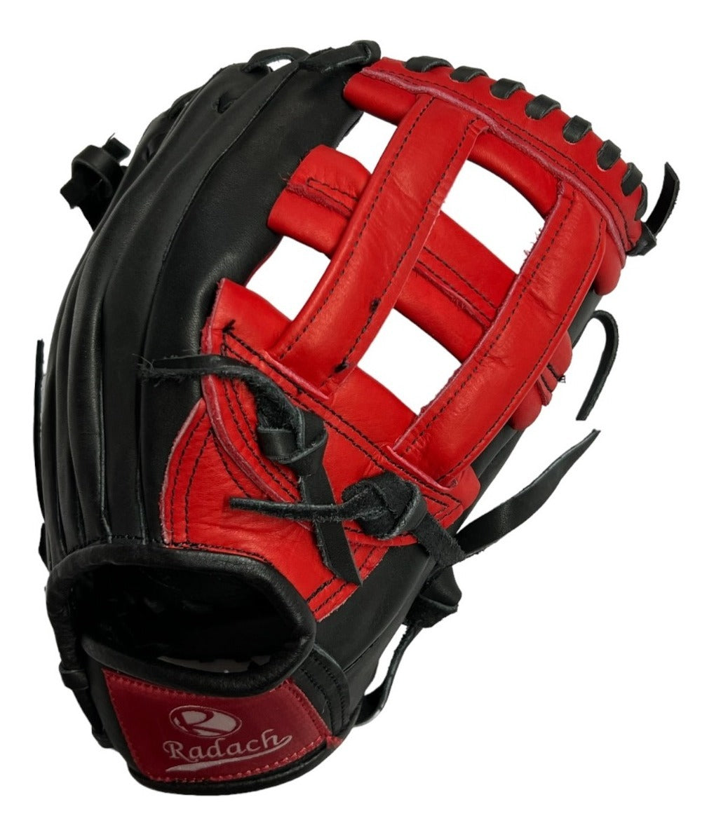 Guante De Beisbol Radach Pro Cuadro 11.5in Blackred Caja H