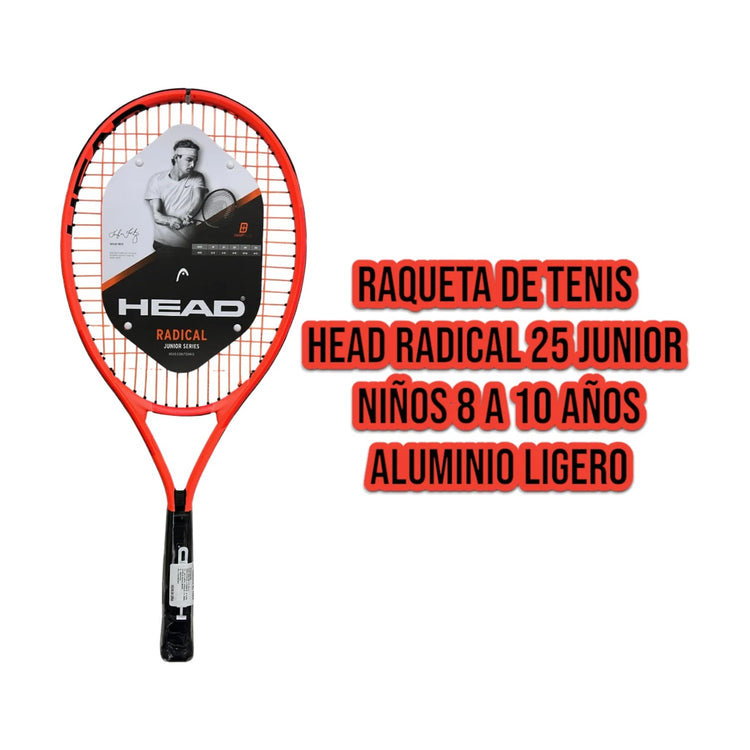 Raqueta De Tenis Head Radical 25 Junior | Niños 8 A 10 Años