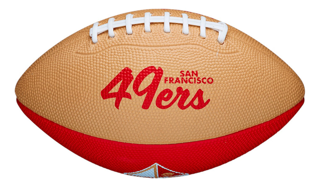 Balon Wilson De Futbol Americano Mini 49ers Retro