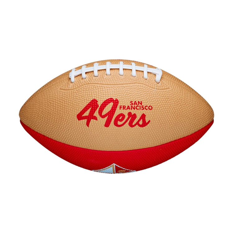 Balon Wilson De Futbol Americano Mini 49ers Retro