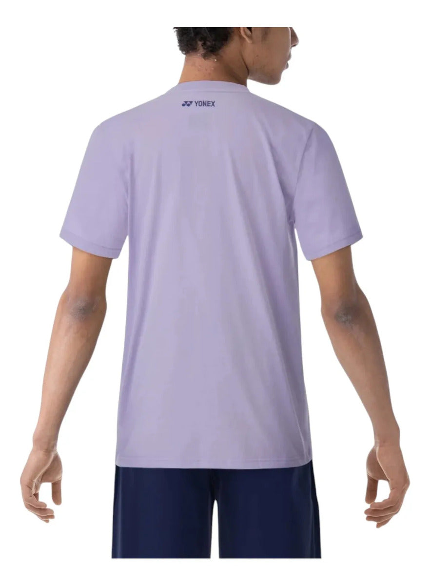 Playera Yonex 16624ex Mist Purple Algodon Tenis Padel