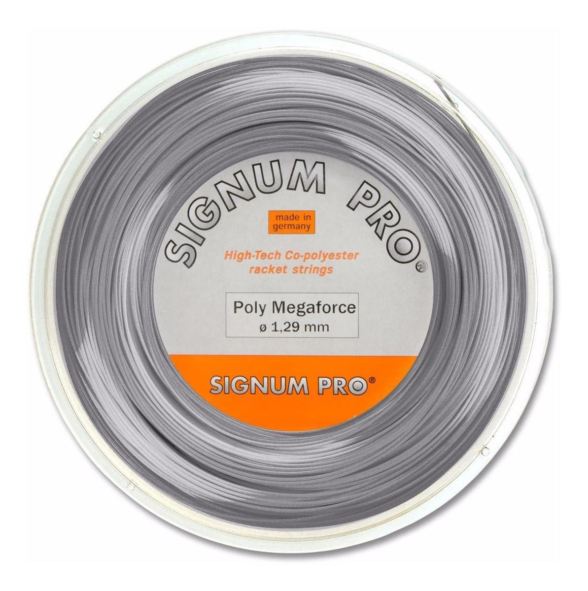 Cuerda Para Raqueta Signum Pro Poly Mega Force Rollo 200 Mts