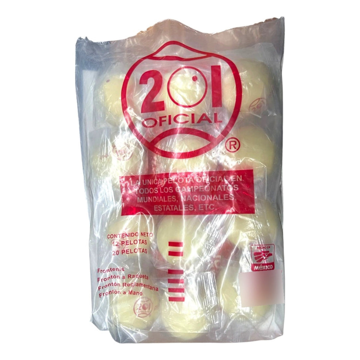 Pelota Fronton 201 Jumbo Plus Reglamentaria Profesional