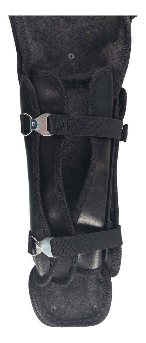 Espinilleras De Béisbol Protección Sencilla Color Negro
