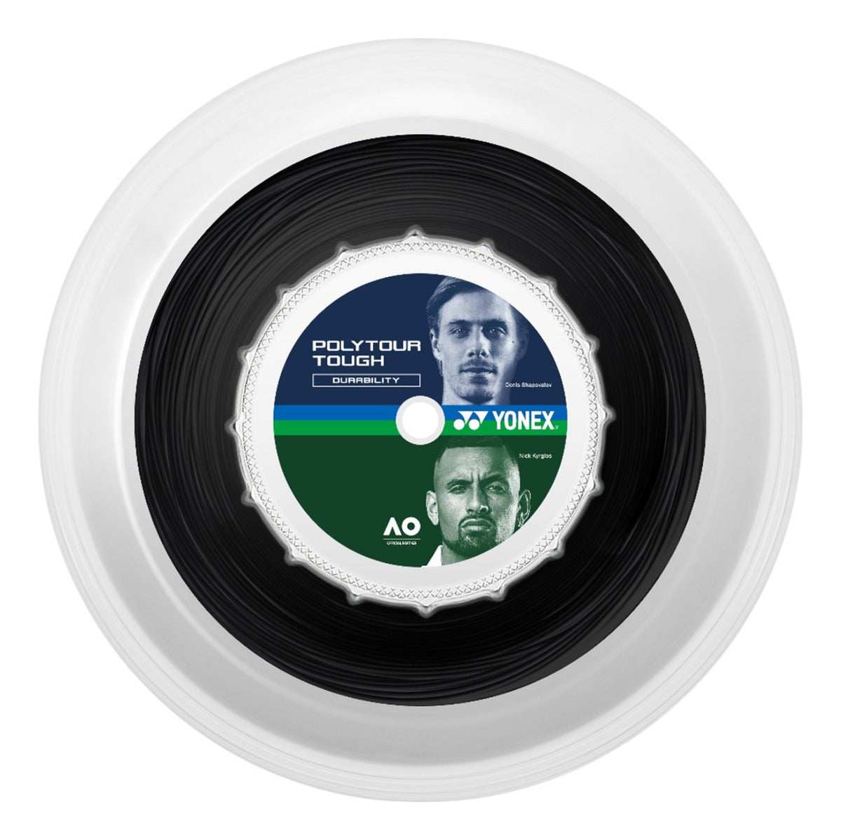 Rollo De Cuerda Yonex Polytour Tough 125 Black