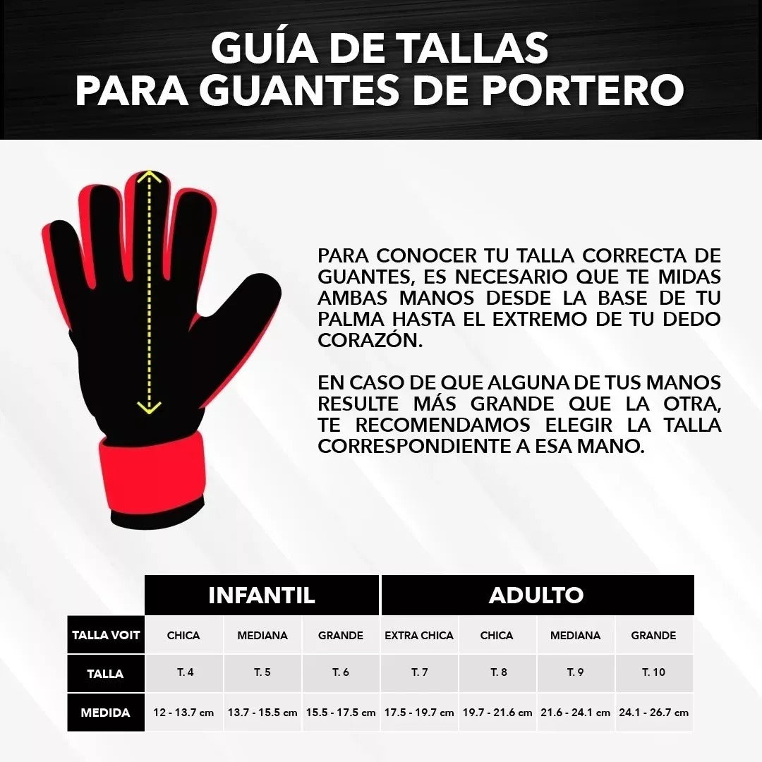 Guantes De Portero Voit Adulto Pro Snakebite Blanco G