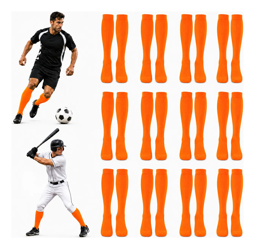 Pack 12 Pares Medias Deportivas Adulto Béisbol Fútbol Nfosfo