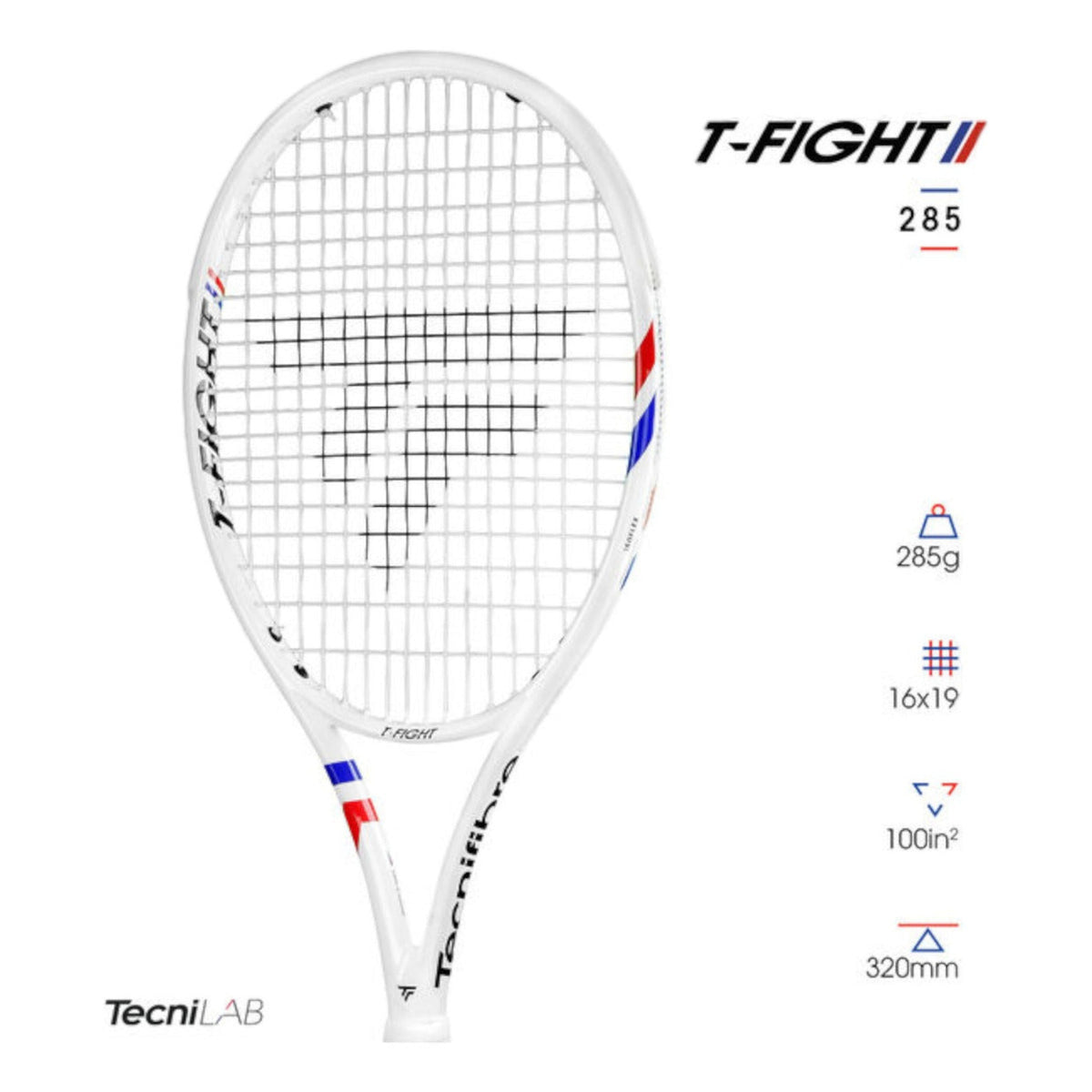 Raqueta De Tenis Tecnifibre T-fight 285g 4 1/4