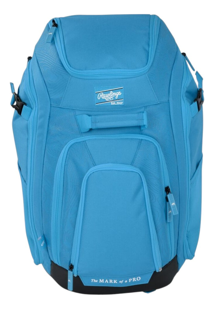 Backpack De Béisbol Rawlings Legion 2 Players Columbia Blue