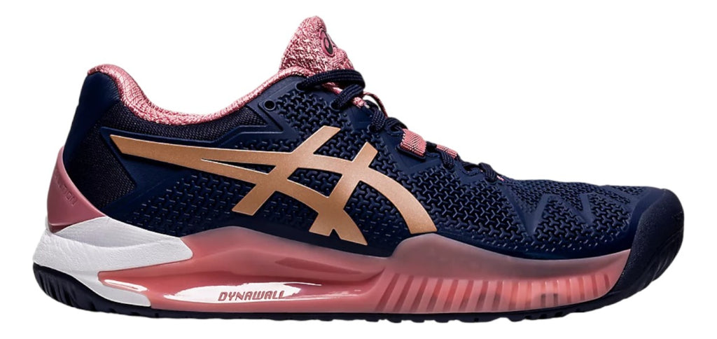 Tenis Asics Gel Resolution 8 Womens Peacoat 4.5mx 7.5us