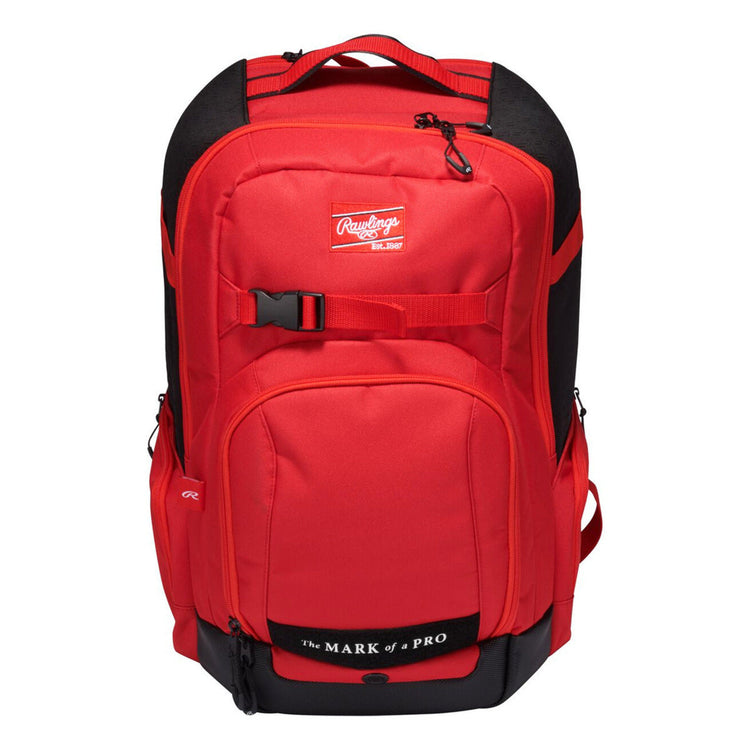 Back Pack Rawlings Beisbol Softbol Journey Players Rojo