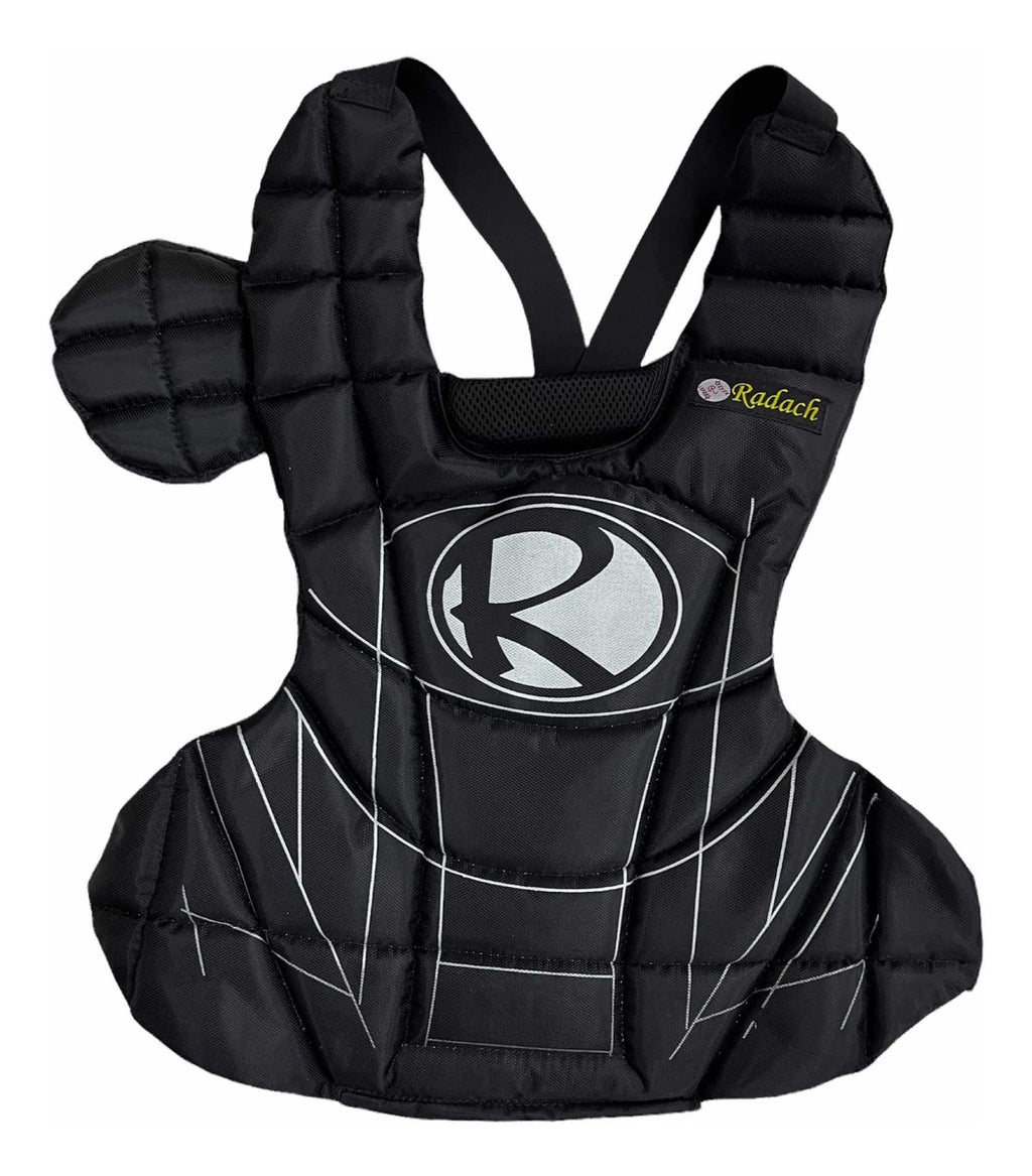Peto Radach Para Catcher Béisbol Sóftbol Negro Grande