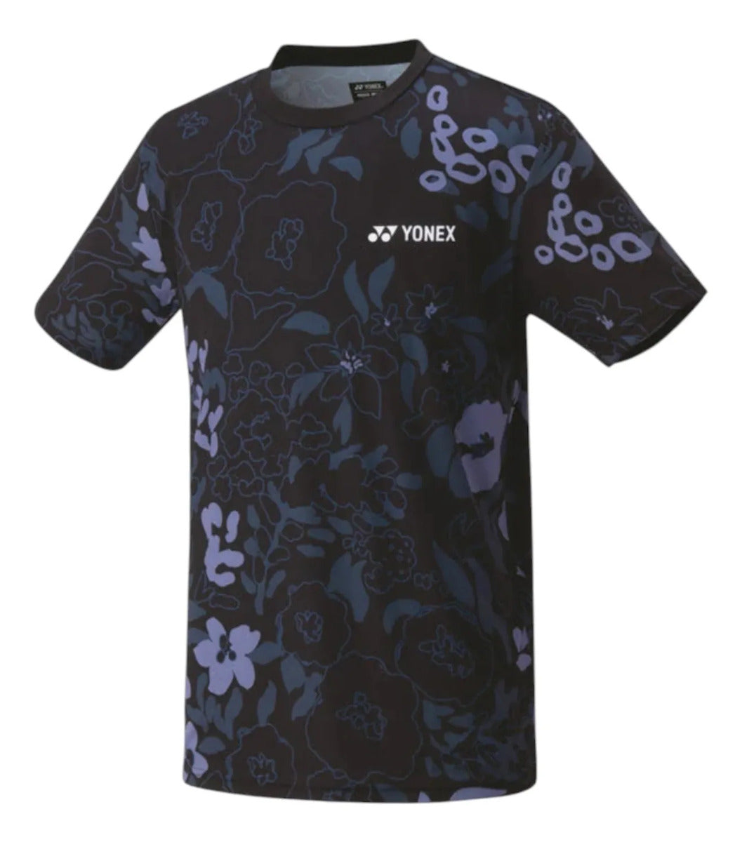 Playera Yonex 16621ex Negra Tenis Padel Badminton