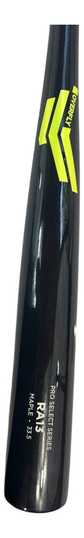 Bat De Béisbol Overfly Pro Select Ra13 33.5  Maple Negro/lim
