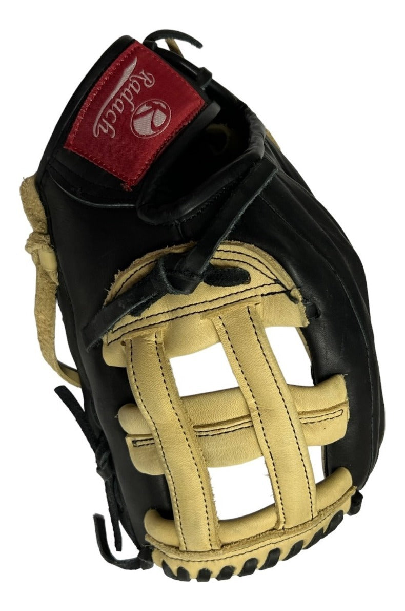 Guante De Beisbol Radach Pro Cuadro Caja H 12in Black Bone
