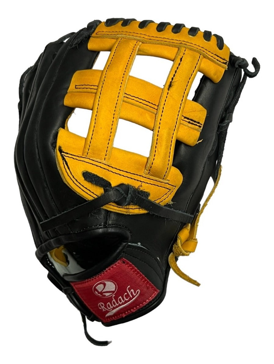 Guante De Beisbol Radach Pro Cuadro Caja H 12in Black Gold