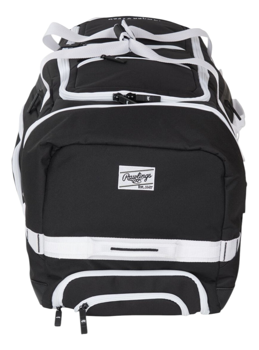 Maleta Con Ruedas Rawlings Yadi 2 Para Beisbol Softbol Negra