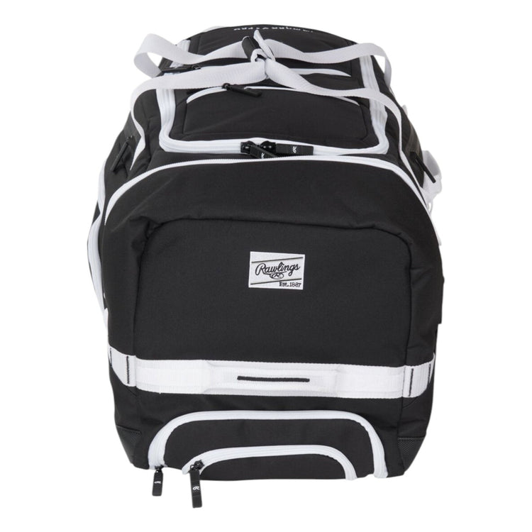 Maleta Con Ruedas Rawlings Yadi 2 Para Beisbol Softbol Negra