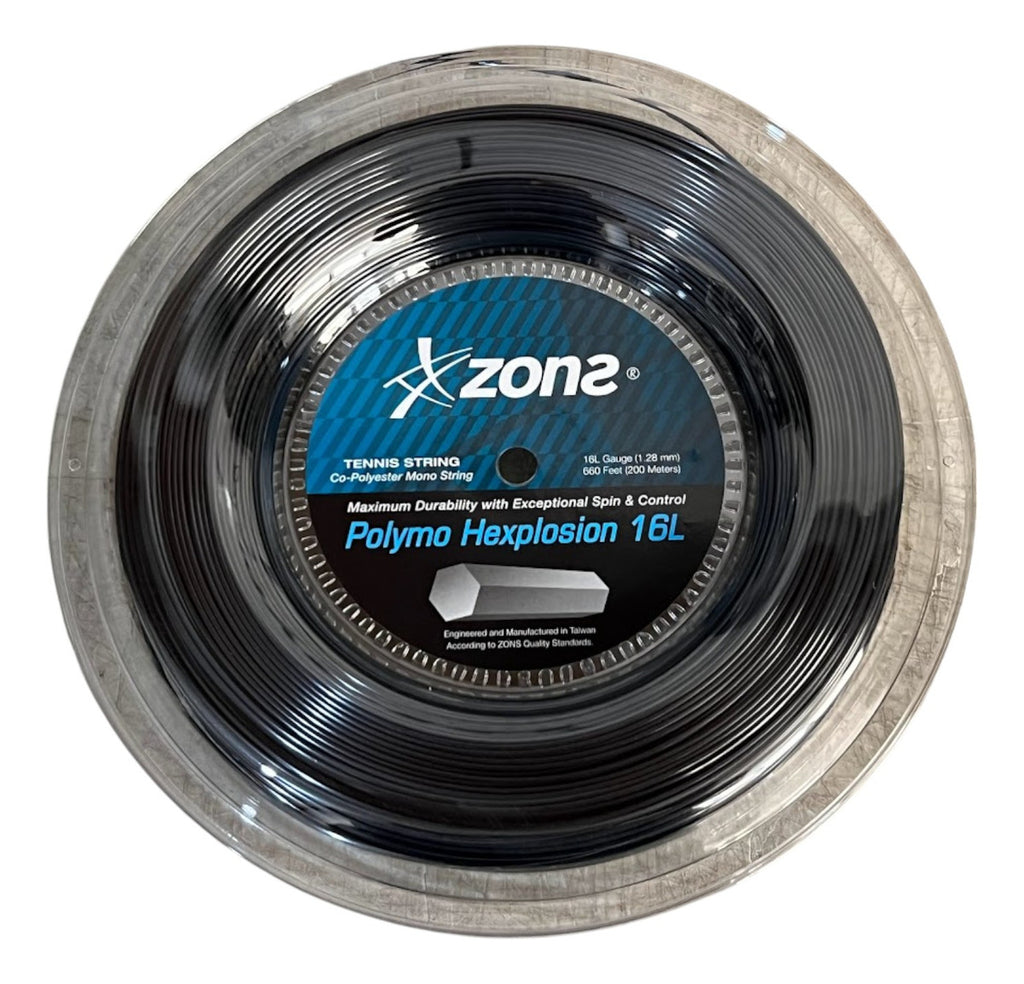 Rollo De Cuerda Zons Polymo Hexplosion Black 16l