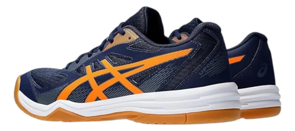 Tenis Asics Upcourt 5 Peacoat / Shocking Orange 8mx