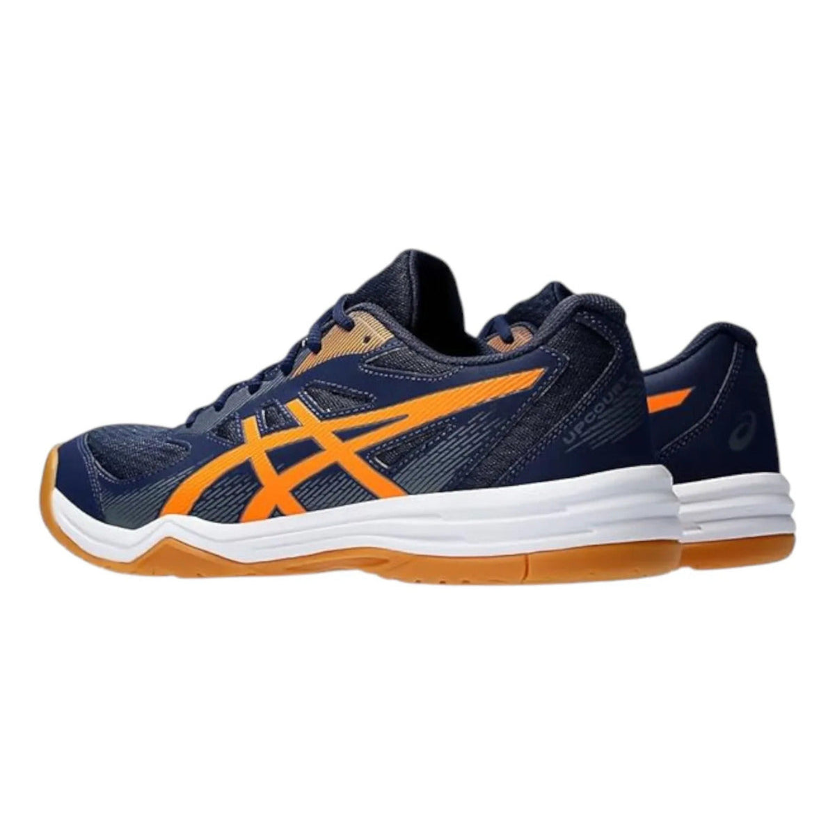 Tenis Asics Upcourt 5 Peacoat / Shocking Orange 8mx