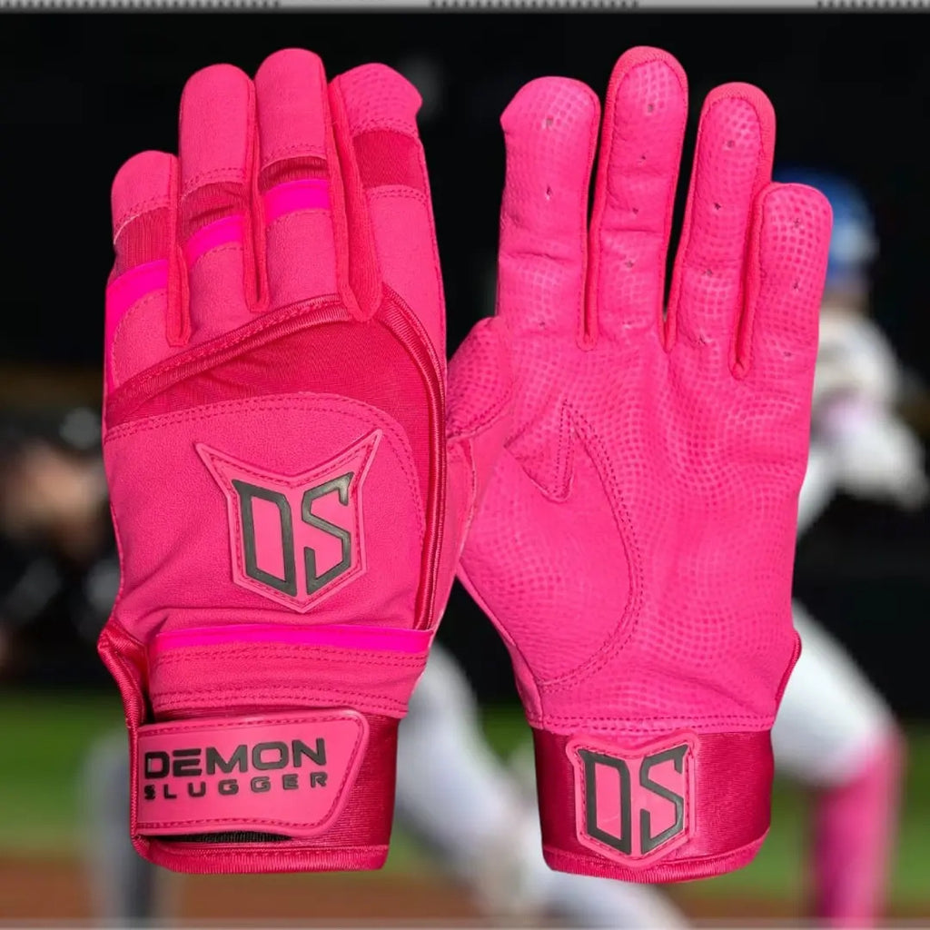 Guantes De Bateo Para Niño Demon Slugger Rosa Ym