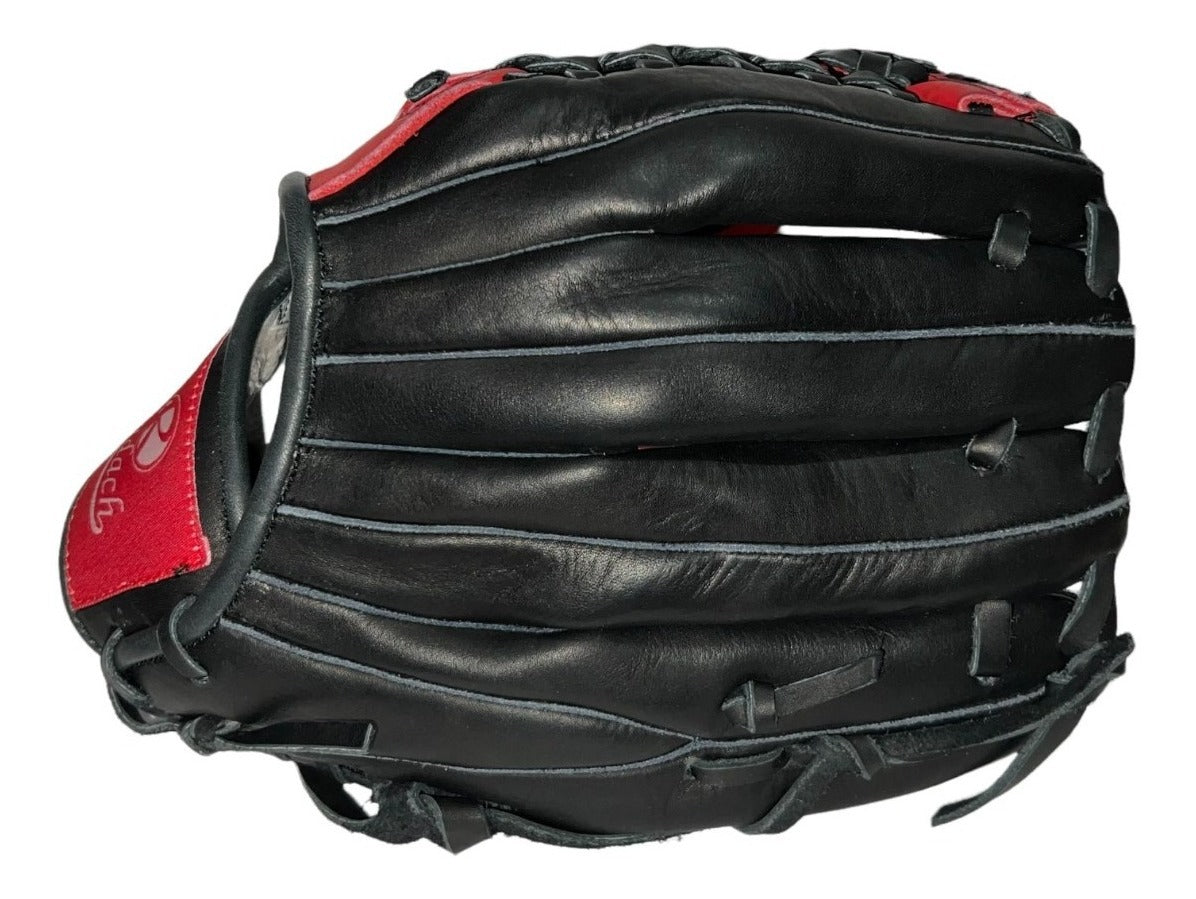 Guante De Beisbol Radach Pro Cuadro K 11.75in Negro Ro Zurdo