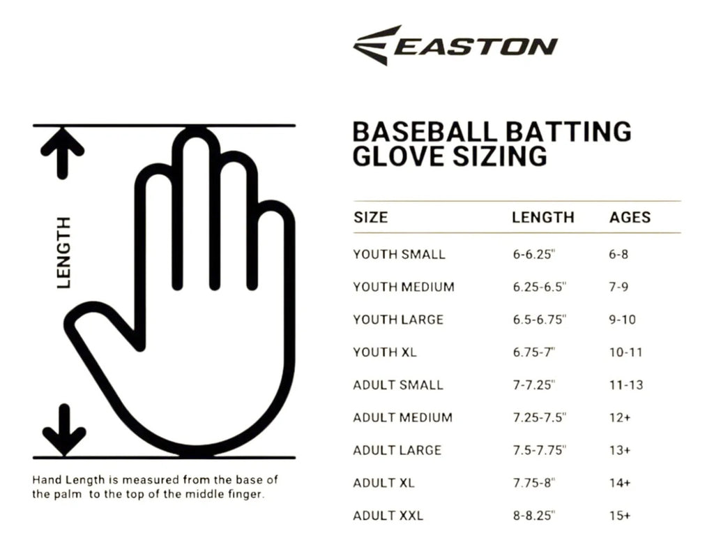 Guantes Bateo Easton Walk-off Ethos T-ball Juvenil Xs