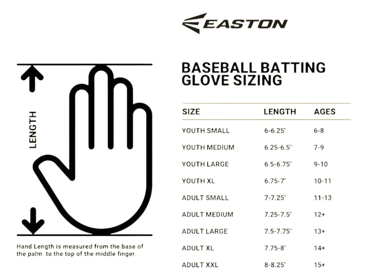Guantes Bateo Easton Walk-off Ethos T-ball Juvenil Xs