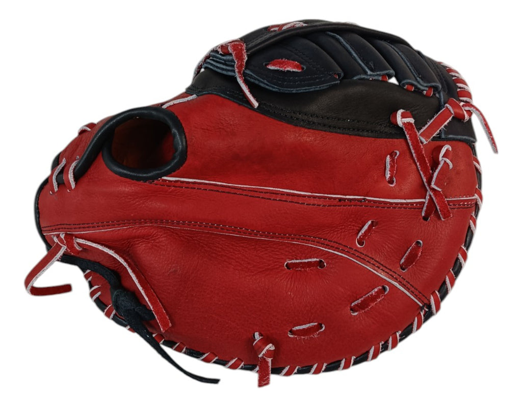 Guante De Beisbol Zurdo Radach Rookie  Primera Base Rojo/ngo