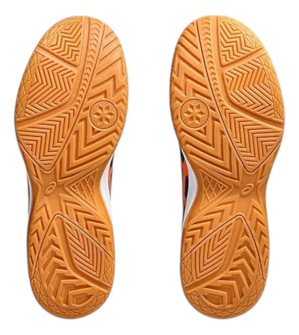 Tenis Asics Upcourt 5 Peacoat / Shocking Orange 8mx