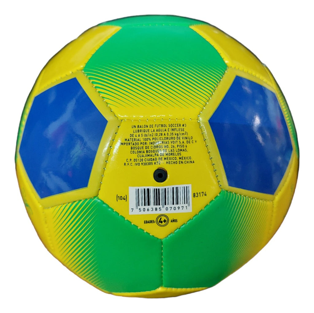 Balón De Fútbol No. 3 Voit Brasil