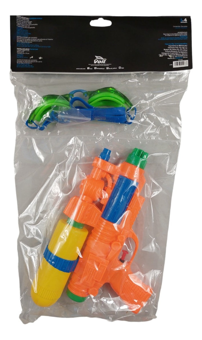 Goggle Rosa + Pistola Mix Voit Para Niños