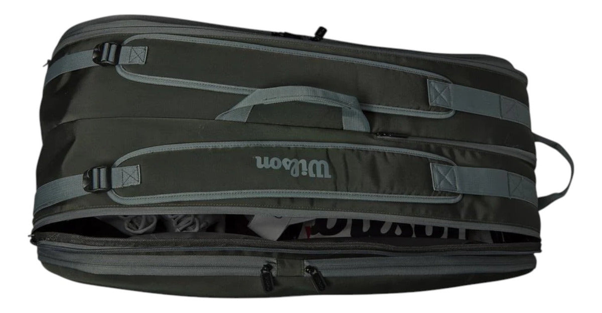 Raquetero Wilson Tour 12r Dark Green