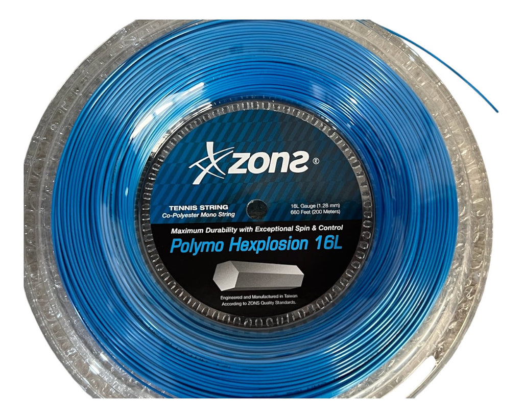 Rollo De Cuerda Zons Polymo Hexplosion Sky Blue 16l