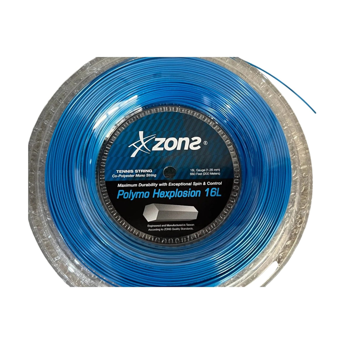 Rollo De Cuerda Zons Polymo Hexplosion Sky Blue 16l