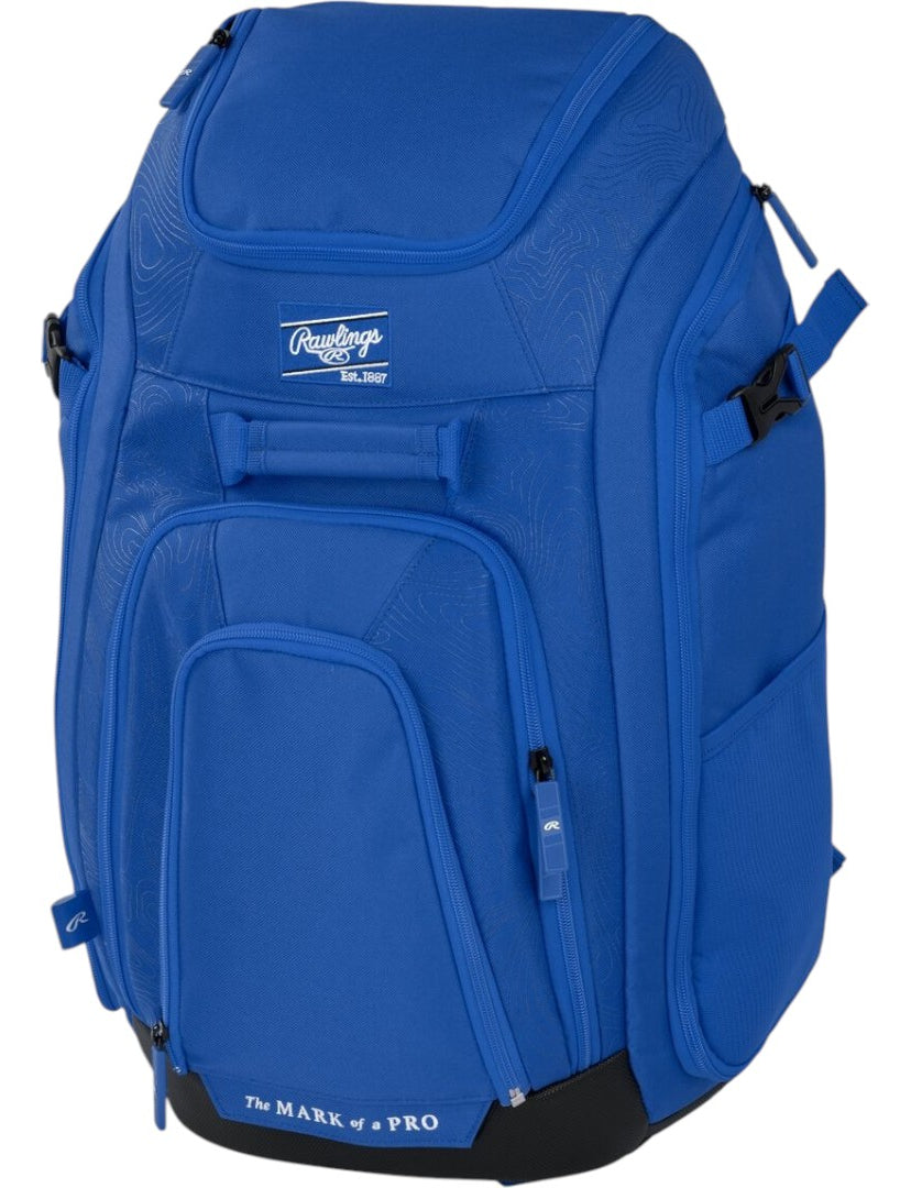 Back Pack Beisbol Softbol Rawlings Legion Players Azul Rey