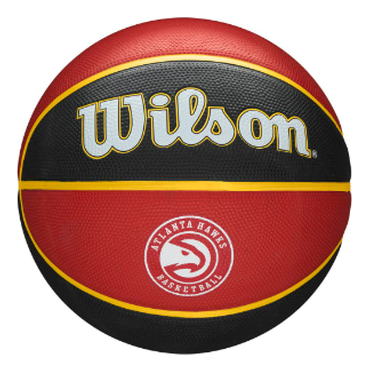 Balón Basquetbol Nba Team Tribute Hawks #7 Wilson Rojo/negro