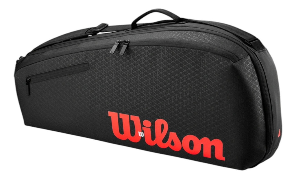 Raquetero Wilson Clash V3 3pk Negro Rojo