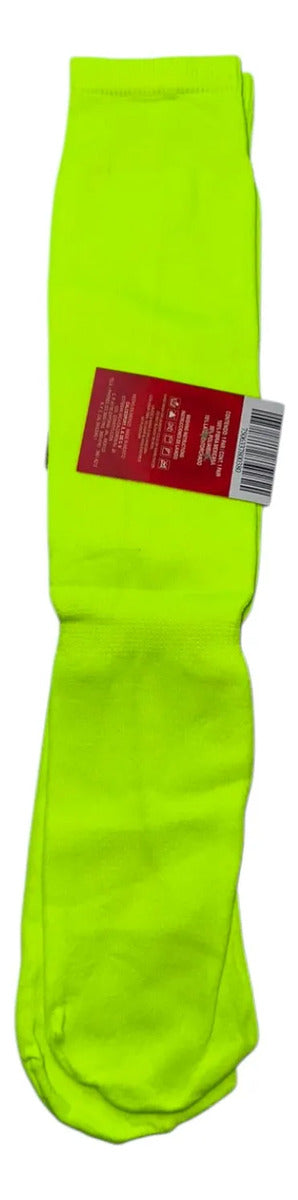 Pack 12 Pares Medias Deportivas Juveniles 10-13 Amarill Neon