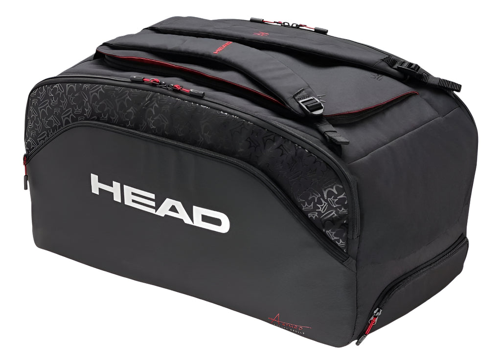 Bolsa Head Coello Pro X Duffle L Negra 60l Para 6 Palas