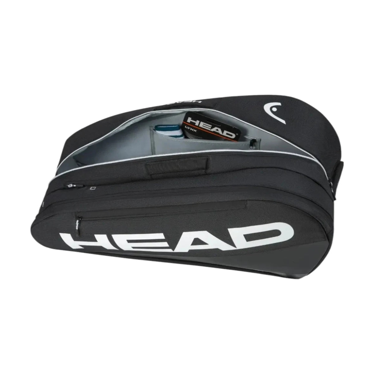 Raquetero Head Tour Bolsa De Tenis L Negro Para 9 Raq Cct+